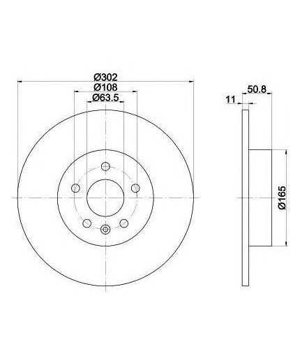 Textar Тормозной диск задний