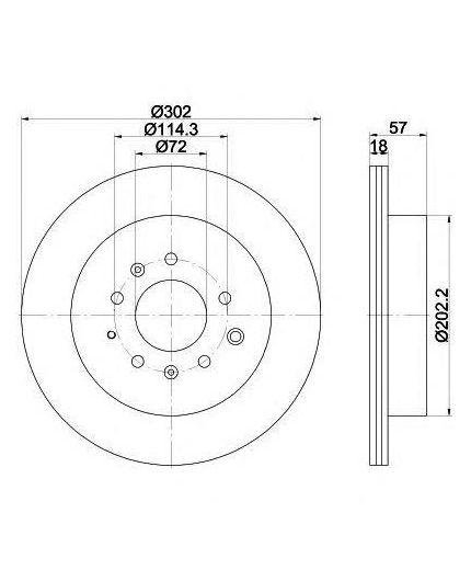 Textar Тормозной диск задний