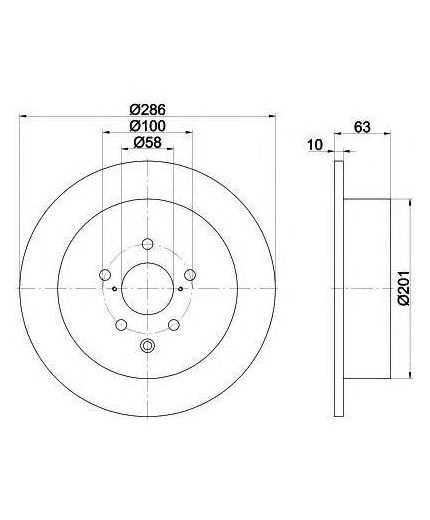 Textar Тормозной диск задний Фото 2