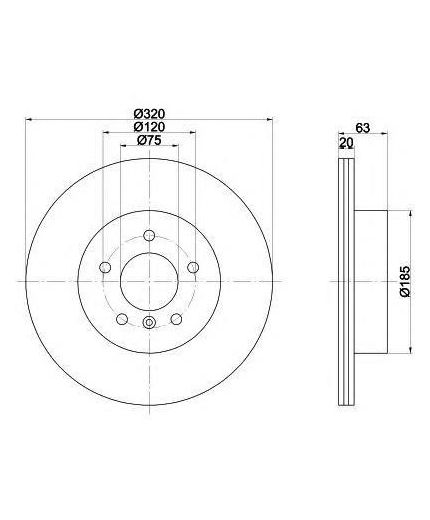Textar Тормозной диск задний