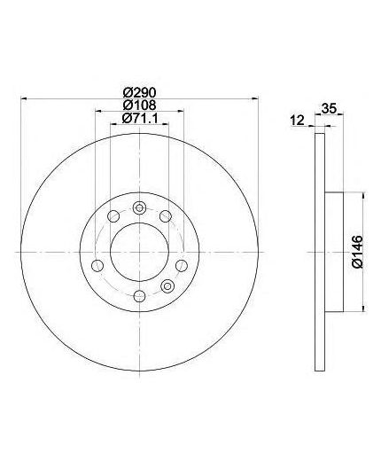 Textar Тормозной диск задний