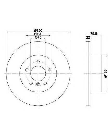 Textar Тормозной диск задний