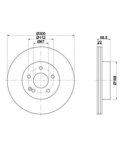 Textar Тормозной диск задний