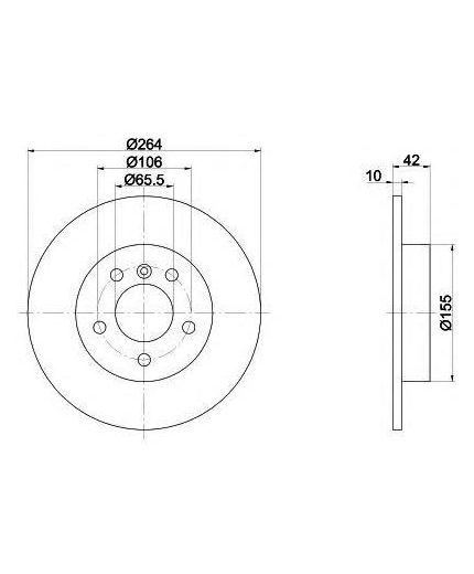 Textar Тормозной диск задний Фото 2