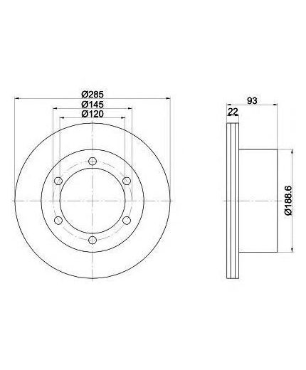 Textar Тормозной диск задний