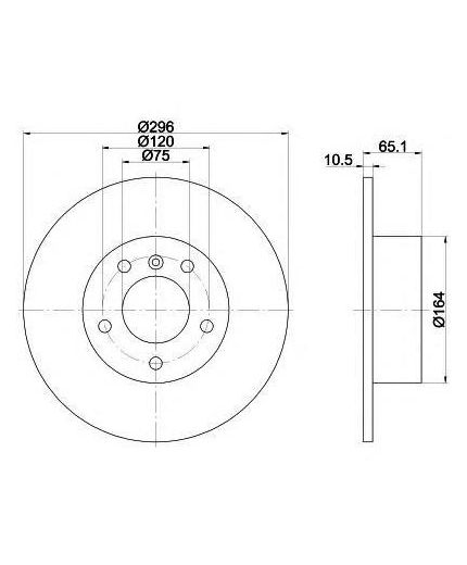 Textar Тормозной диск задний