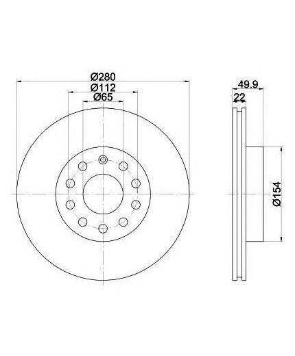 Textar Тормозной диск передний Фото 2