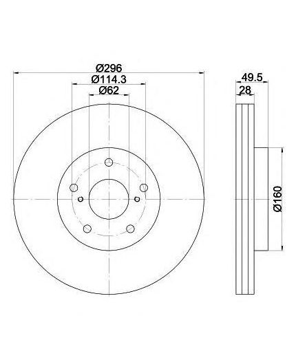 Textar Тормозной диск передний Фото 2