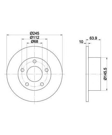 Textar Тормозной диск
