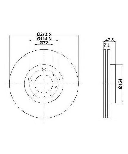 Textar Тормозной диск передний