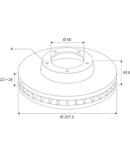 Valeo Тормозной диск передний