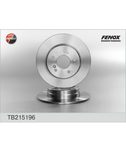 FENOX Тормозной диск задний