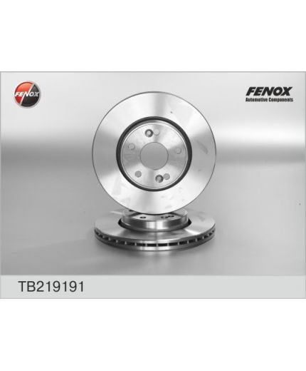 FENOX Тормозной диск передний