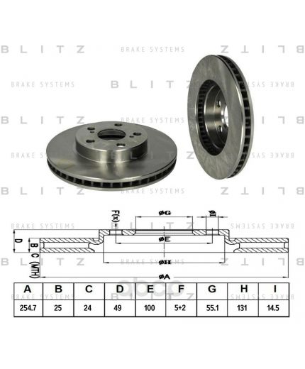 BLITZ Тормозной диск