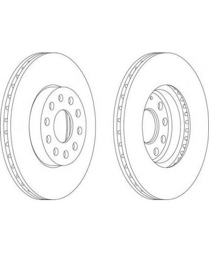 Ferodo Тормозной диск