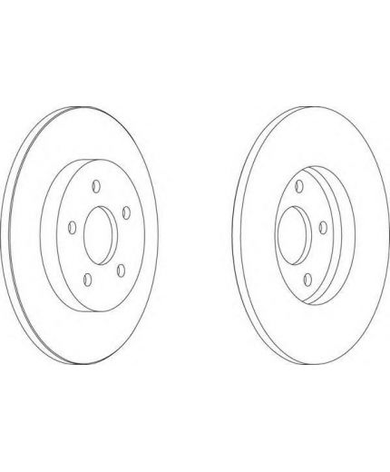 Ferodo Тормозной диск
