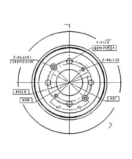Patron Тормозной диск задний
