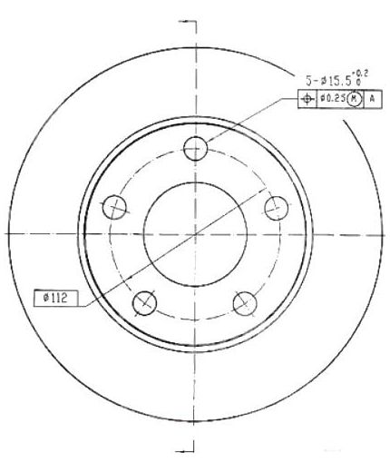 Patron Тормозной диск задний