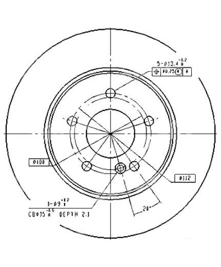 Patron Тормозной диск задний Фото 2