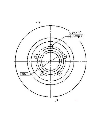 Patron Тормозной диск задний