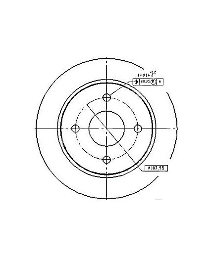 Patron Тормозной диск задний