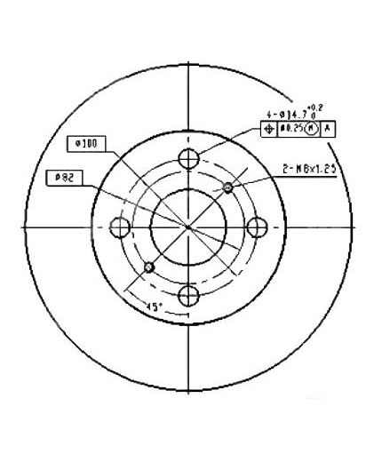 Patron Тормозной диск передний