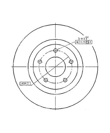 Patron Тормозной диск передний