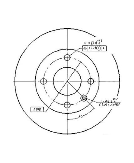 Patron Тормозной диск передний