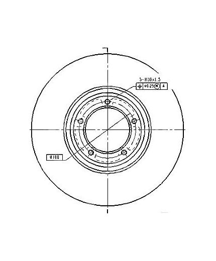 Patron Тормозной диск передний