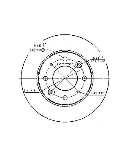 Patron Тормозной диск передний