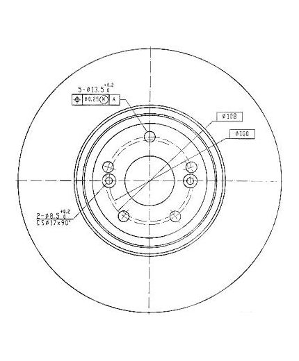 Patron Тормозной диск передний