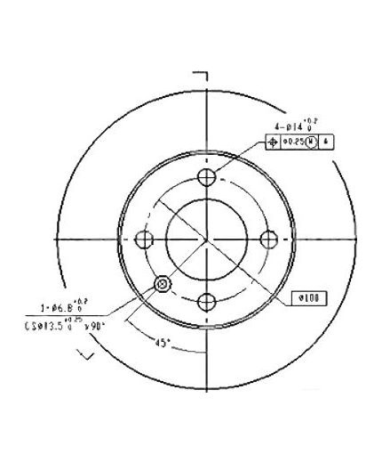 Patron Тормозной диск передний