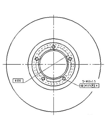 Patron Тормозной диск передний