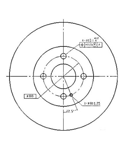 Patron Тормозной диск передний