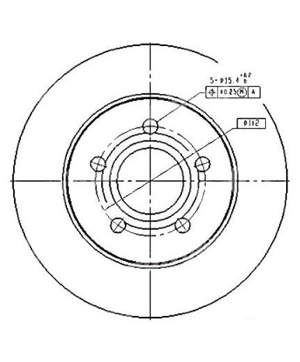 Patron Тормозной диск передний