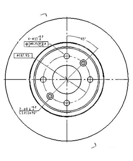 Patron Тормозной диск передний