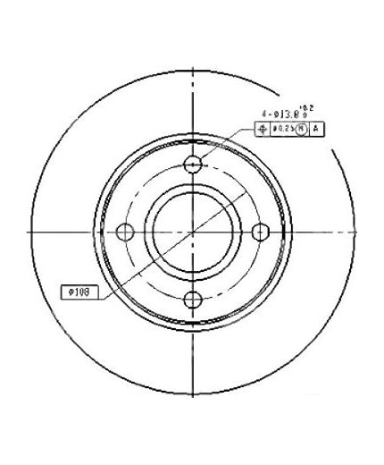 Patron Тормозной диск передний