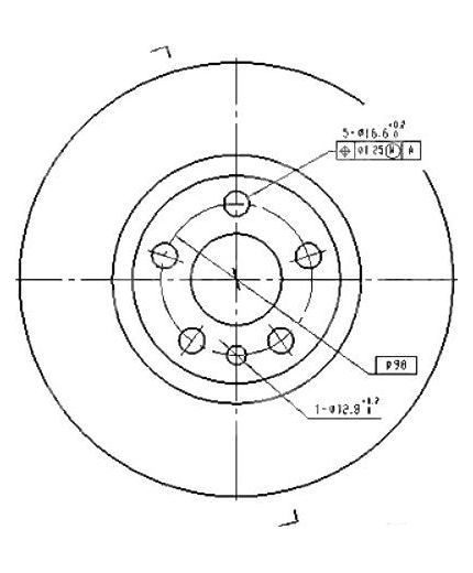 Patron Тормозной диск передний