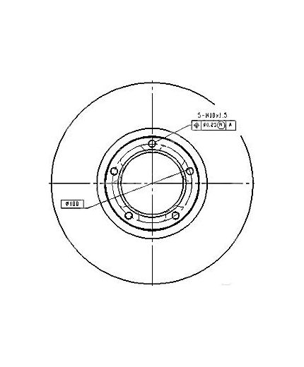 Patron Тормозной диск передний