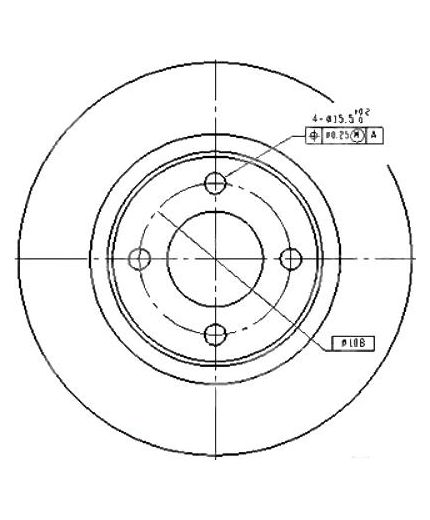 Patron Тормозной диск передний