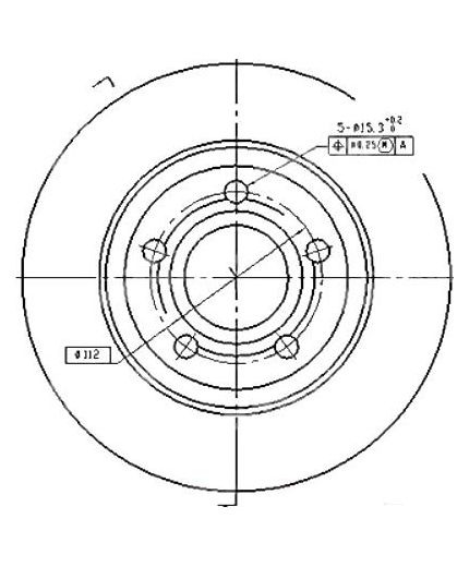 Patron Тормозной диск передний