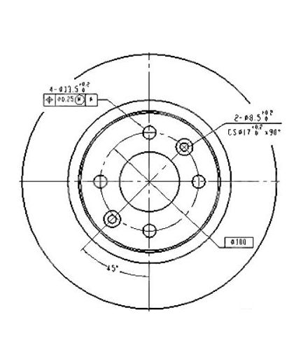 Patron Тормозной диск передний Фото 2