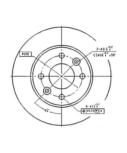 Patron Тормозной диск