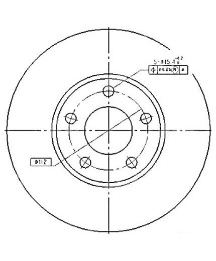 Patron Тормозной диск передний