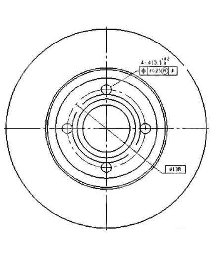 Patron Тормозной диск передний