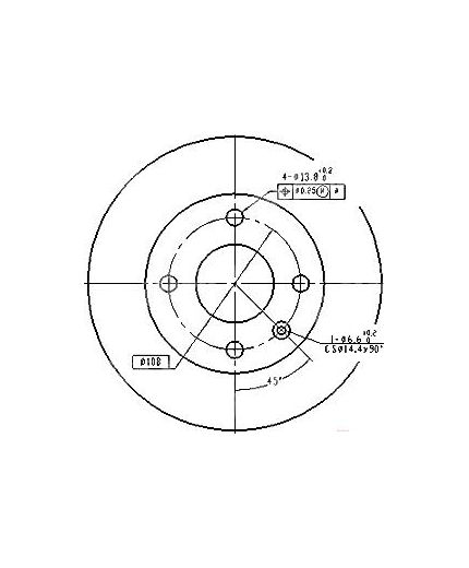 Patron Тормозной диск передний