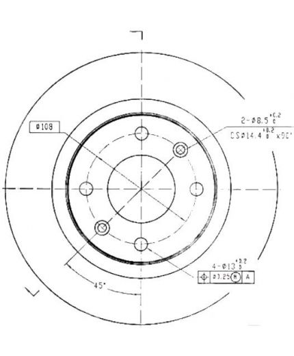 Patron Тормозной диск передний