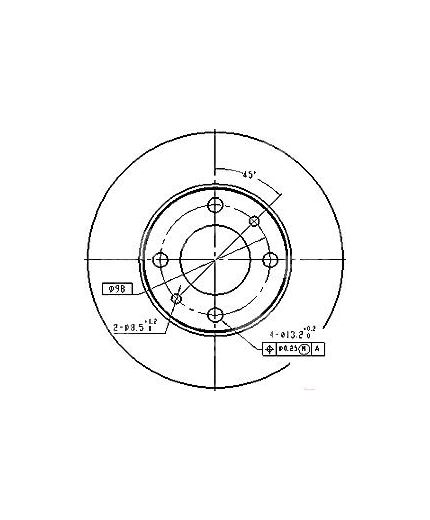 Patron Тормозной диск передний