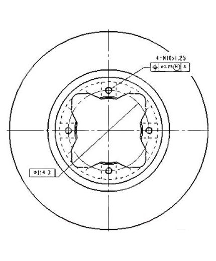 Patron Тормозной диск передний
