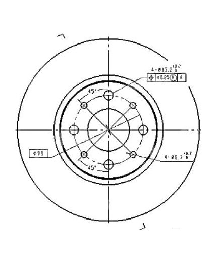 Patron Тормозной диск передний